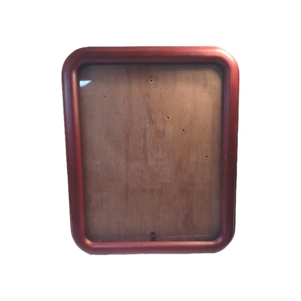 8X10” Wooden Frame Vintage 1940s Style, Country, Farmhouse Boho Dark Brown